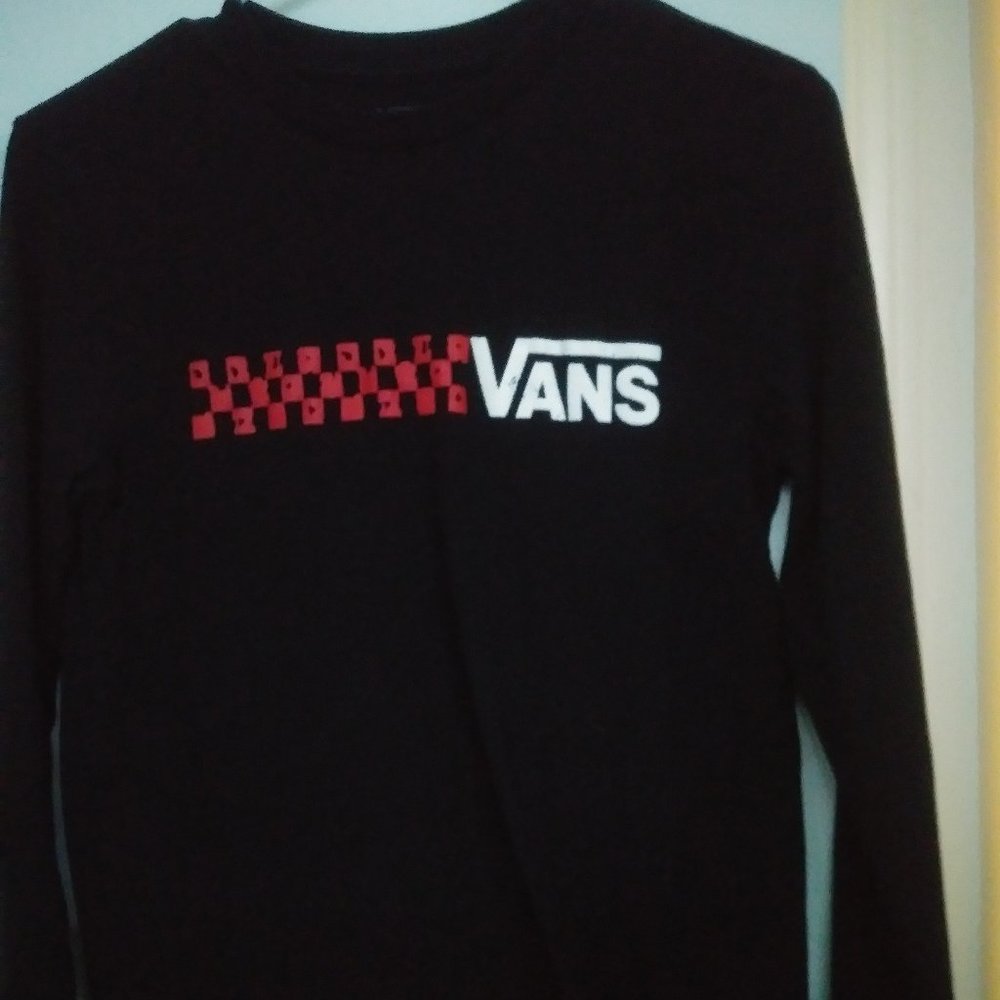 Vans black long sleeve